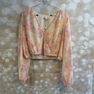 Chelsea & Violet Colorful Crop Top